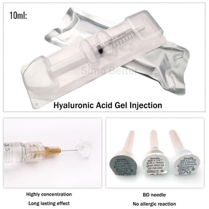 10 ml de fesses d'amélioration d'injections de sécurité d'approvisionnement d'humidité cutanée de peau